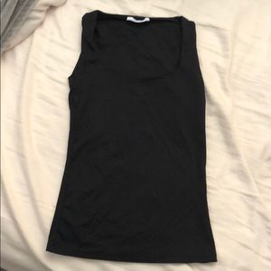 Zara square neck tank